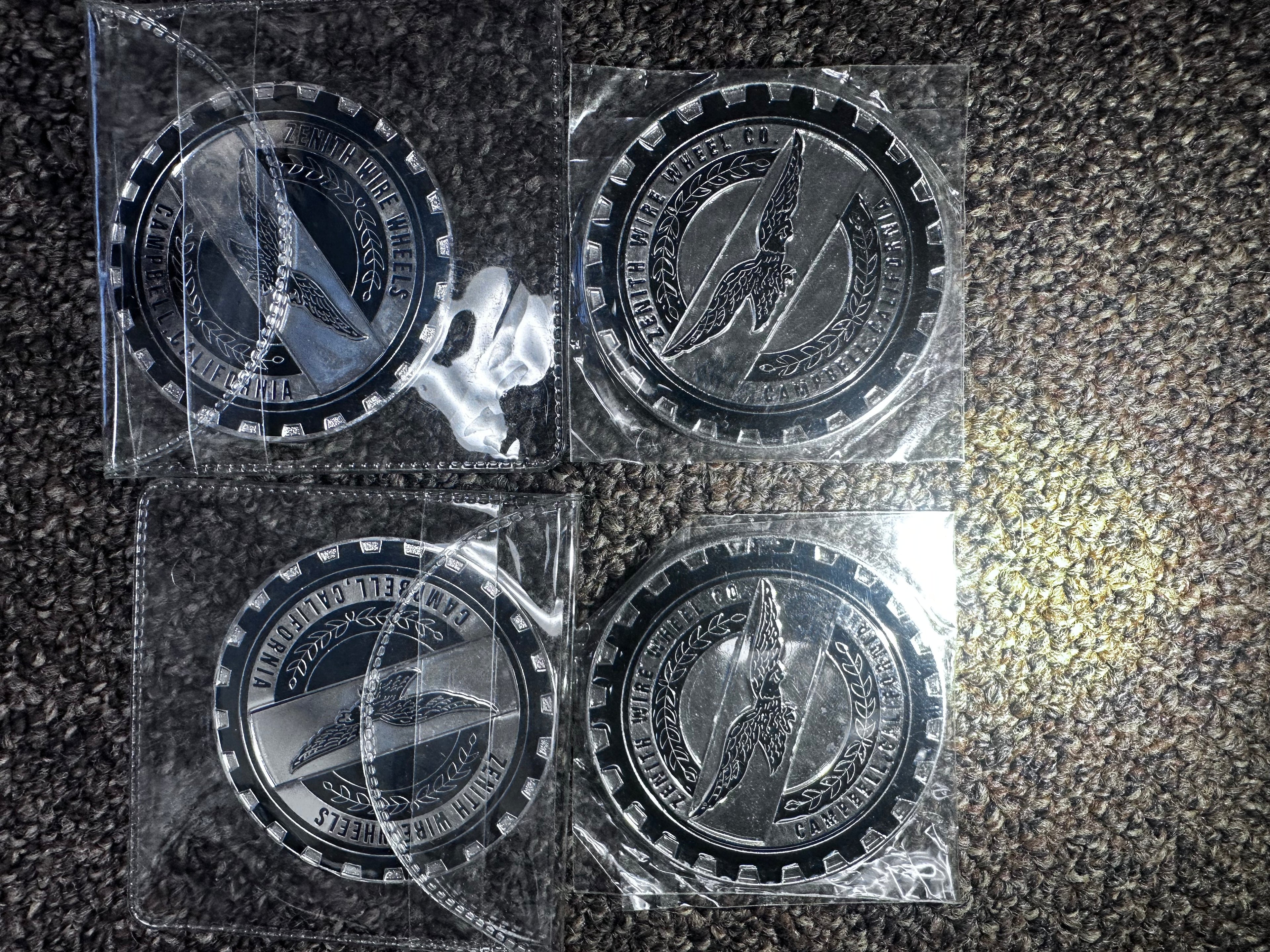 Zenith Wire Wheel Metal Chip 2.25"