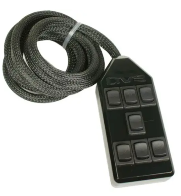AVS 7 Rocker Switch-4 Corner Control-BLK