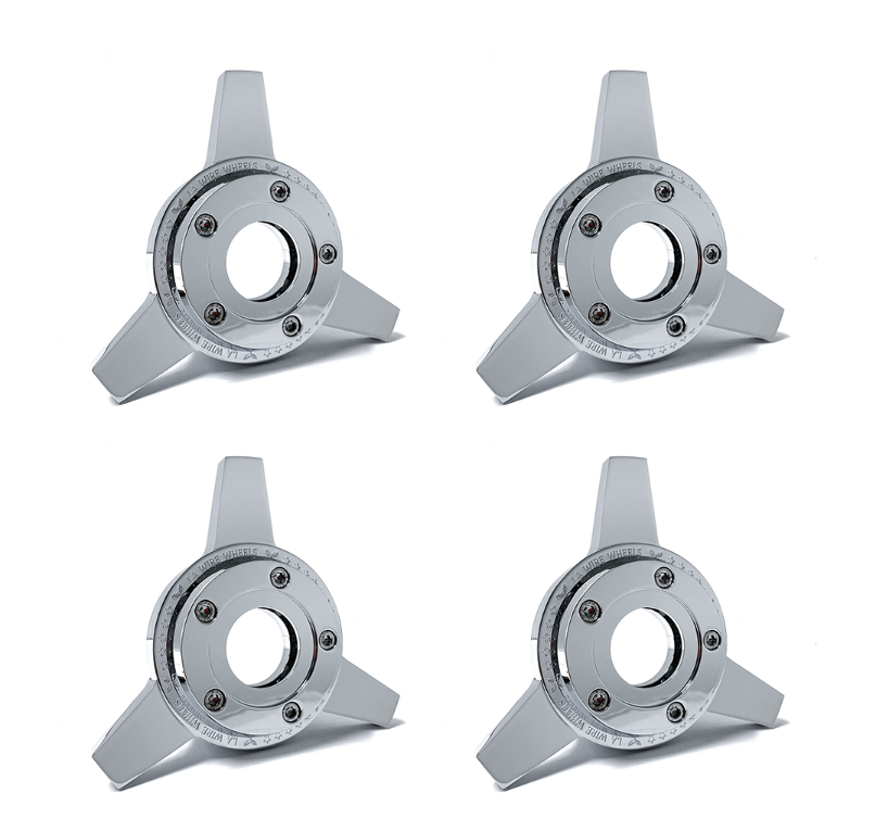 3-Bar Chrome Heavy Duty Knock-Off set